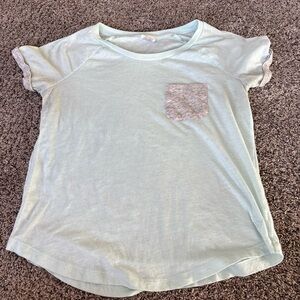 PINK Victoria's Secret Mint Green Short Sleeve Tee